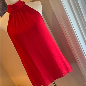 Naked Zebra Vibrant Red Top